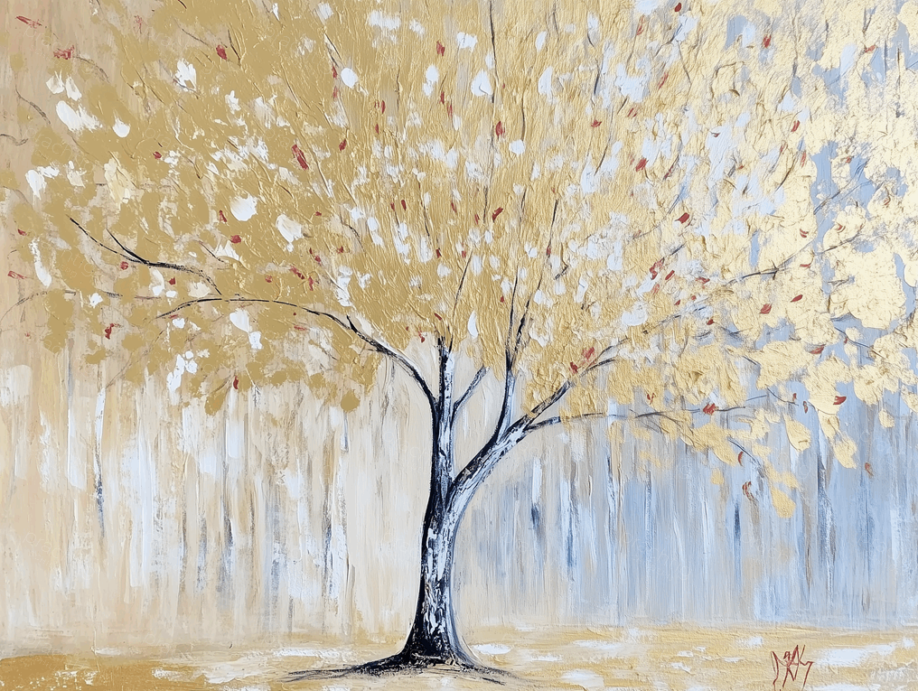 Gouden Boom in Herfstsfeer