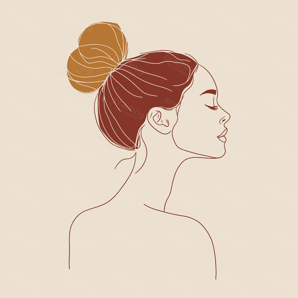 Serene Zijaanzicht van Vrouw