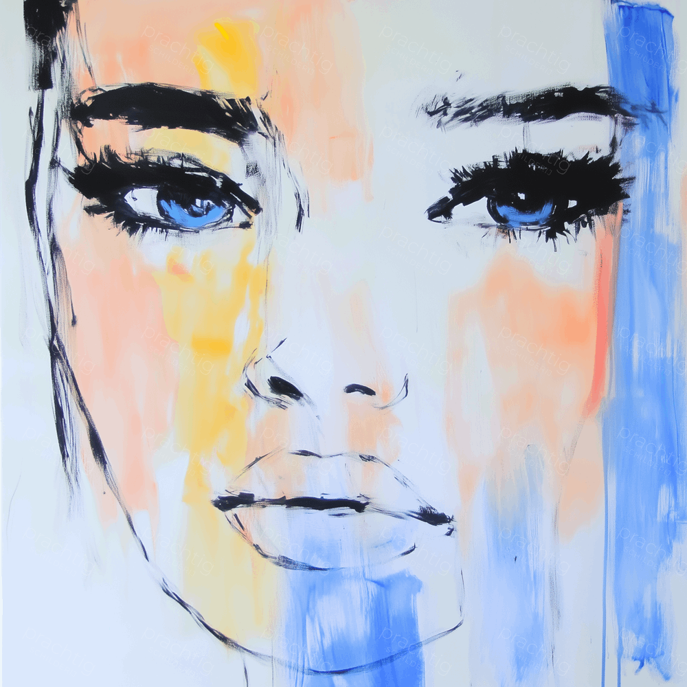 Expressieve Blik in Pastel