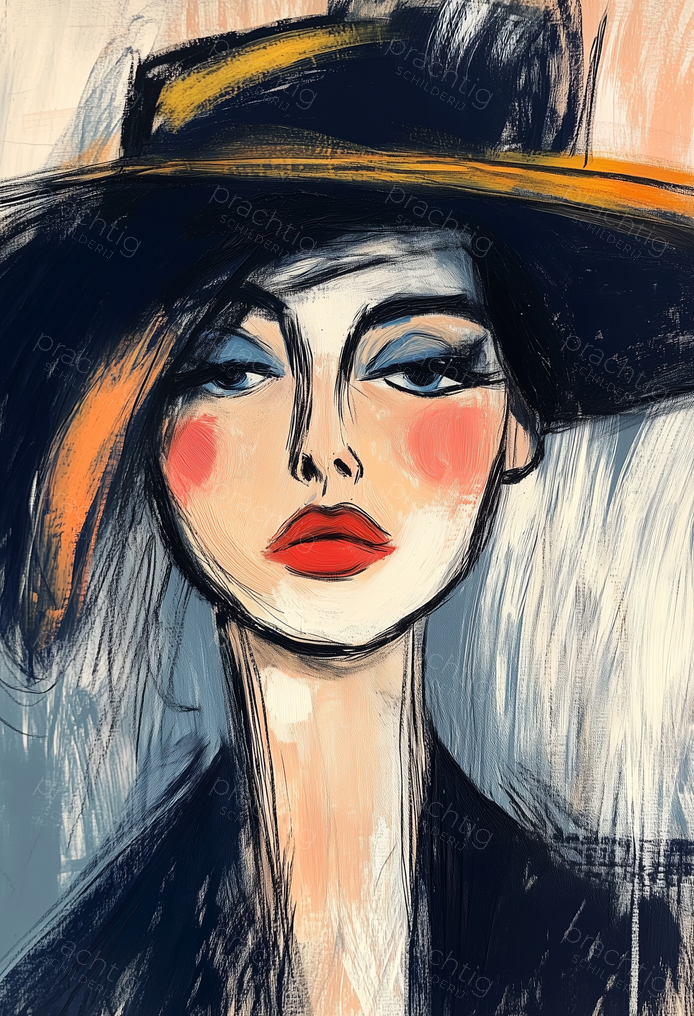 Mysterieuze Dame met Hoed