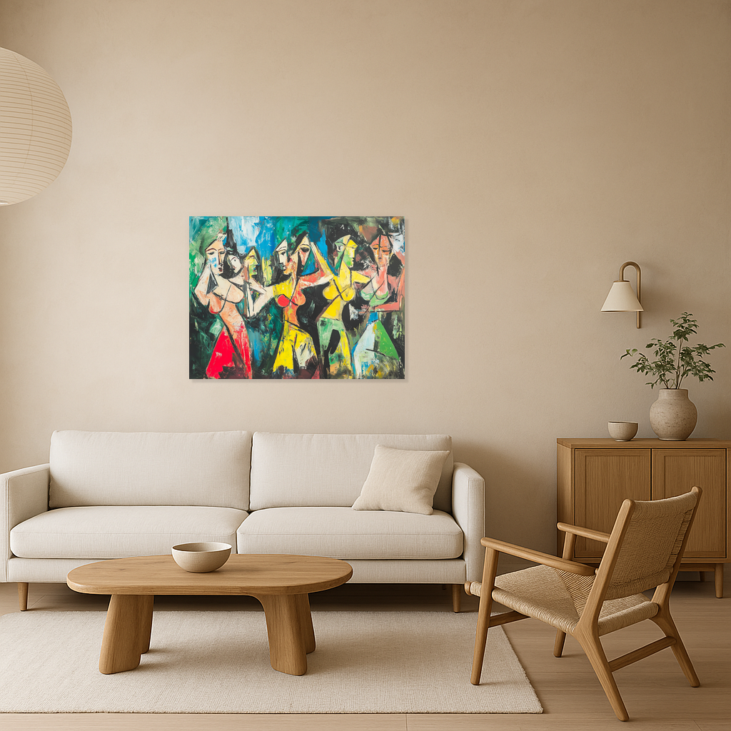 Dansende figuren in beweging