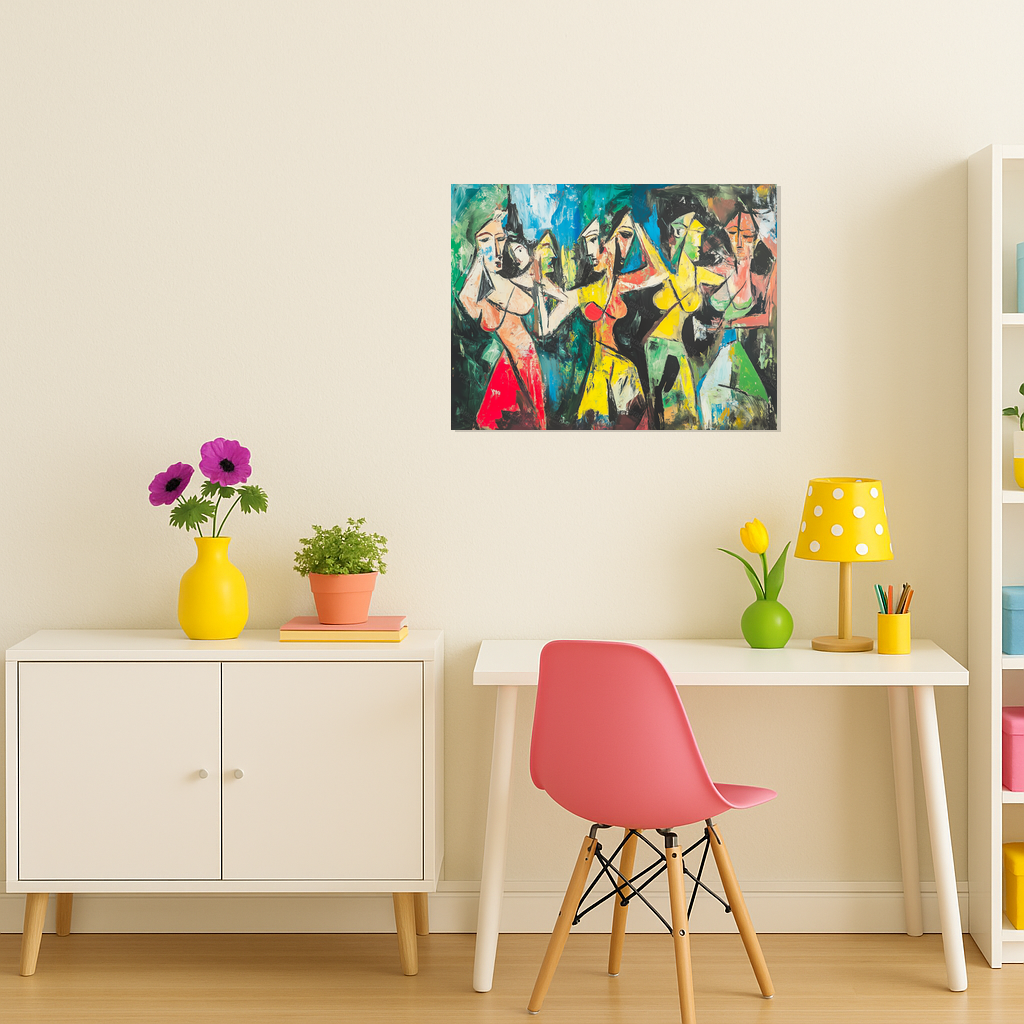 Dansende figuren in beweging