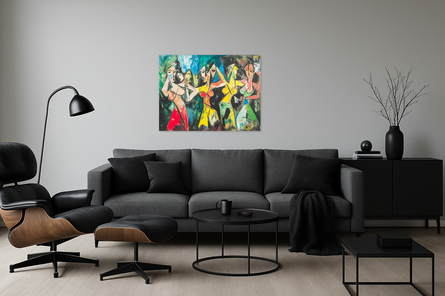 Dansende figuren in beweging
