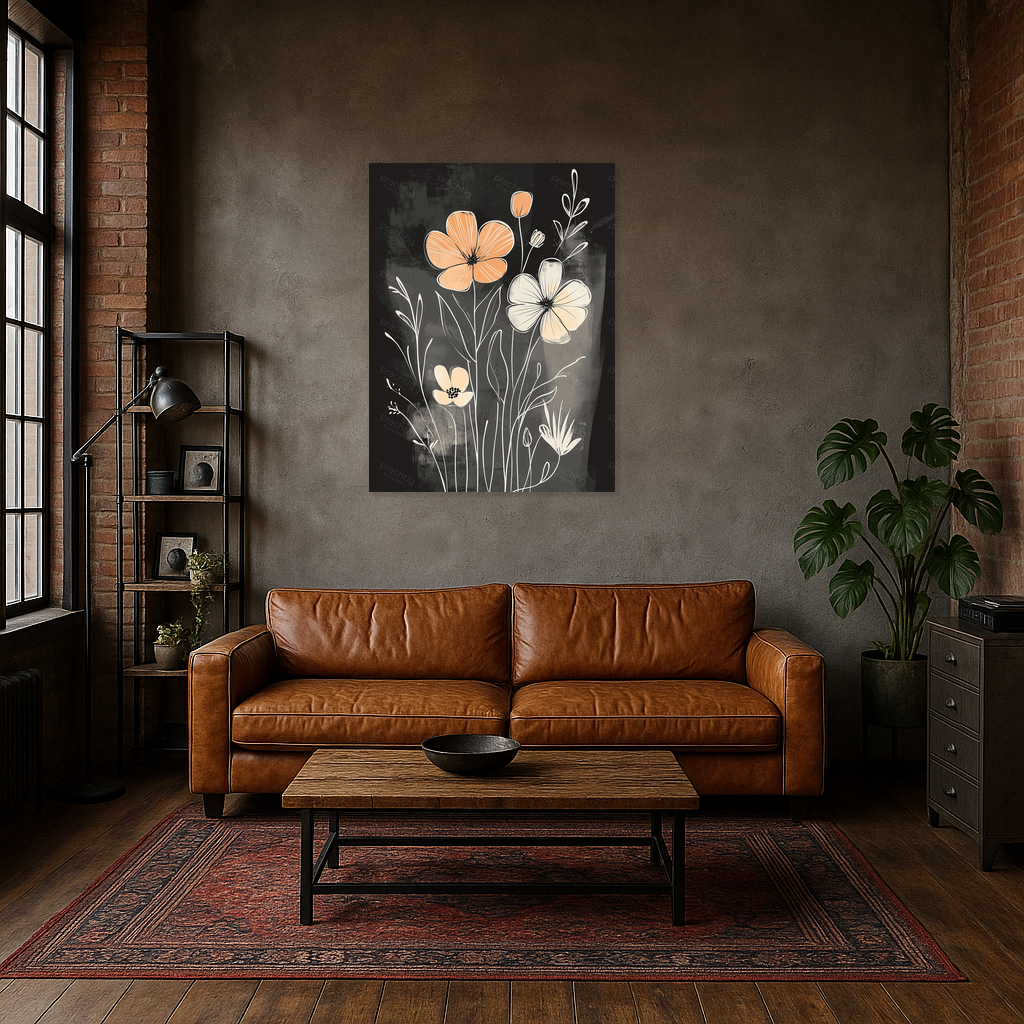 Flora in Zachte Pasteltinten