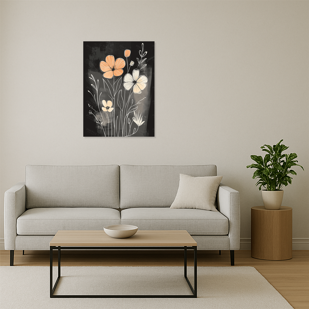 Flora in Zachte Pasteltinten