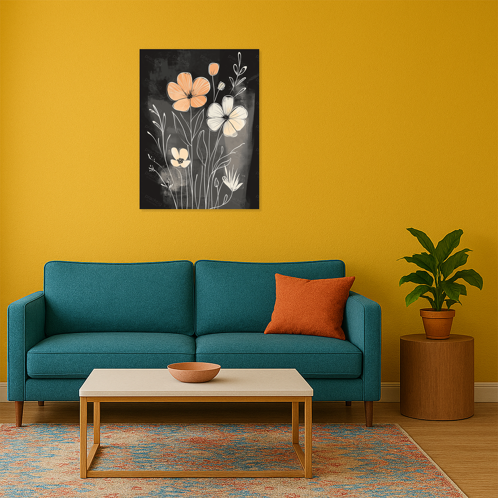 Flora in Zachte Pasteltinten