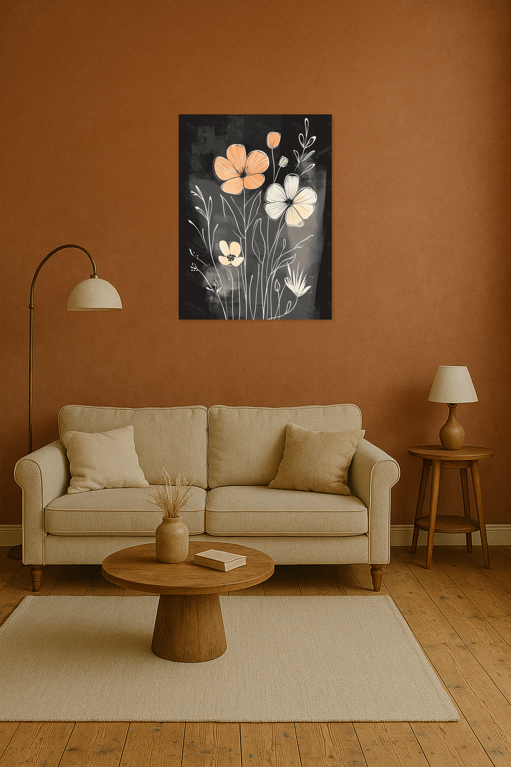 Flora in Zachte Pasteltinten