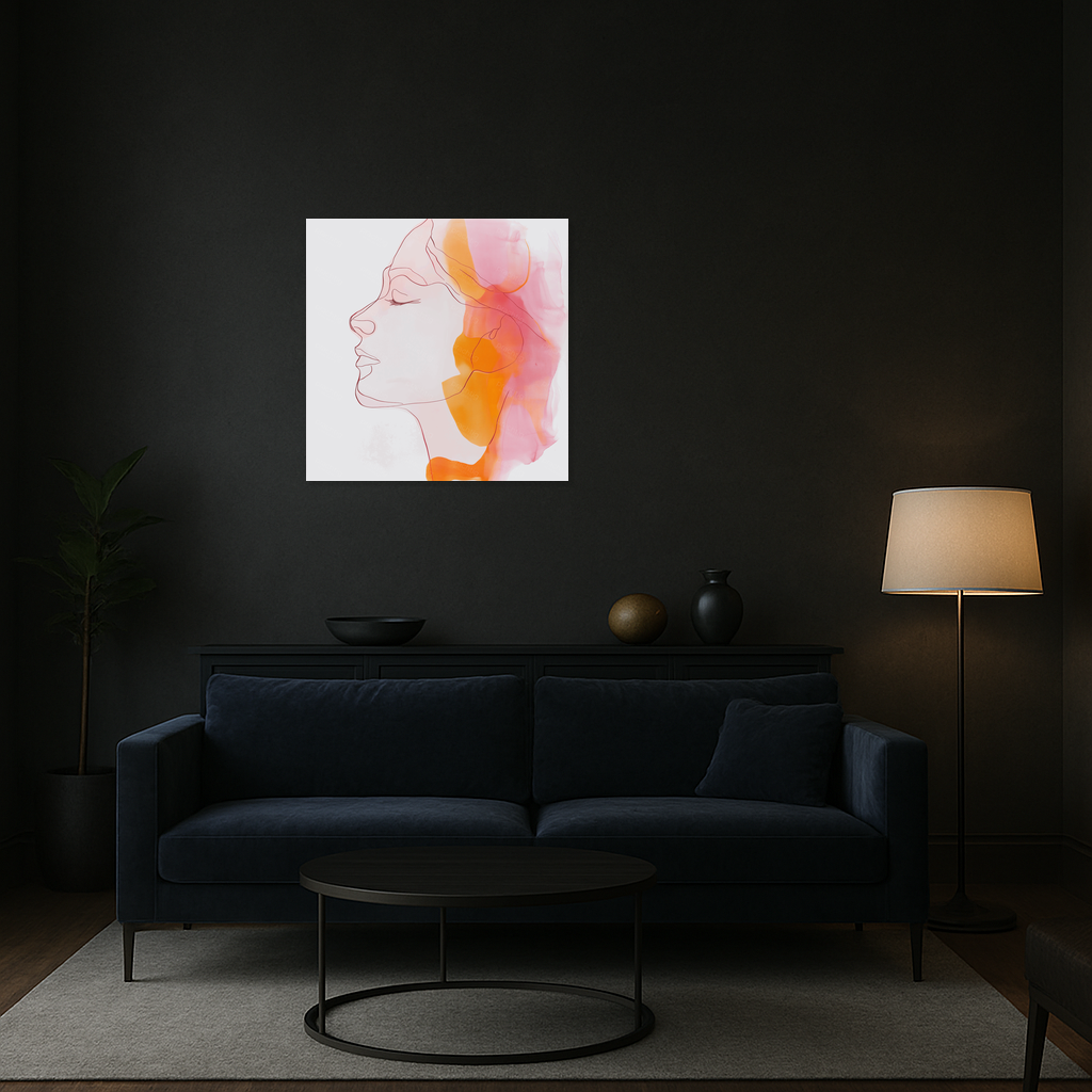 Dromerig Zijprofiel in Roze
