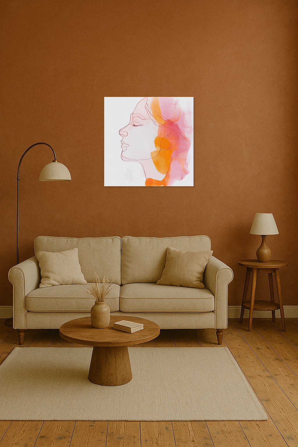 Dromerig Zijprofiel in Roze