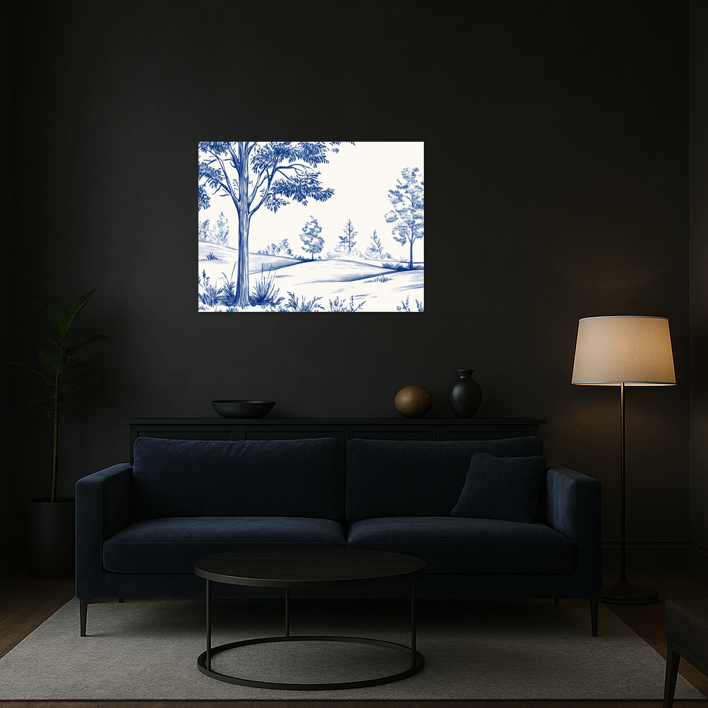 Blauw Woud in Lijnenspel