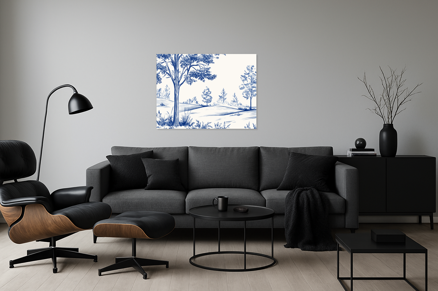 Blauw Woud in Lijnenspel