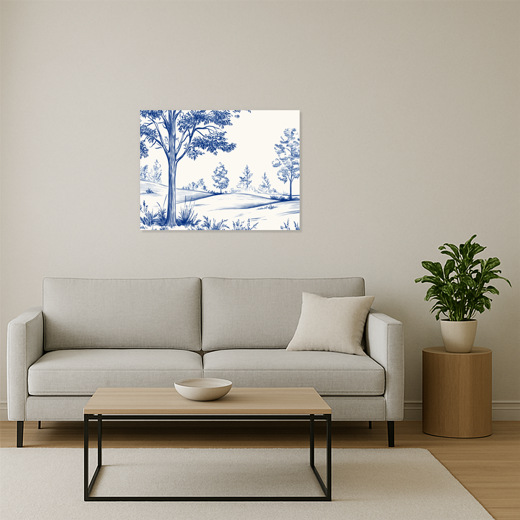 Blauw Woud in Lijnenspel