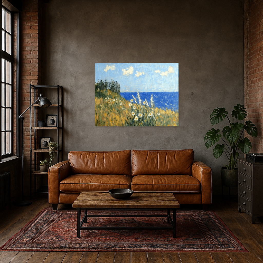 Bloemenweide aan de Zee