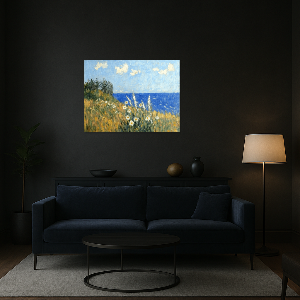 Bloemenweide aan de Zee