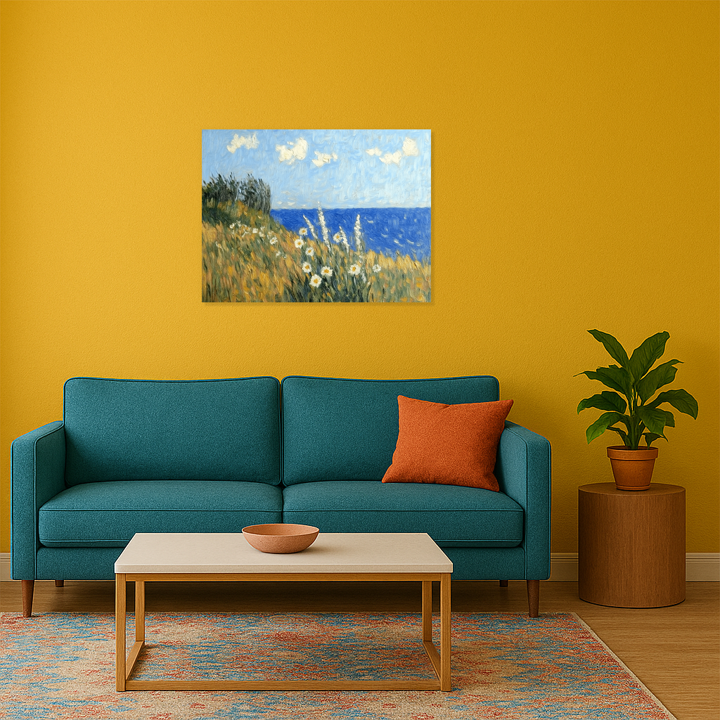 Bloemenweide aan de Zee