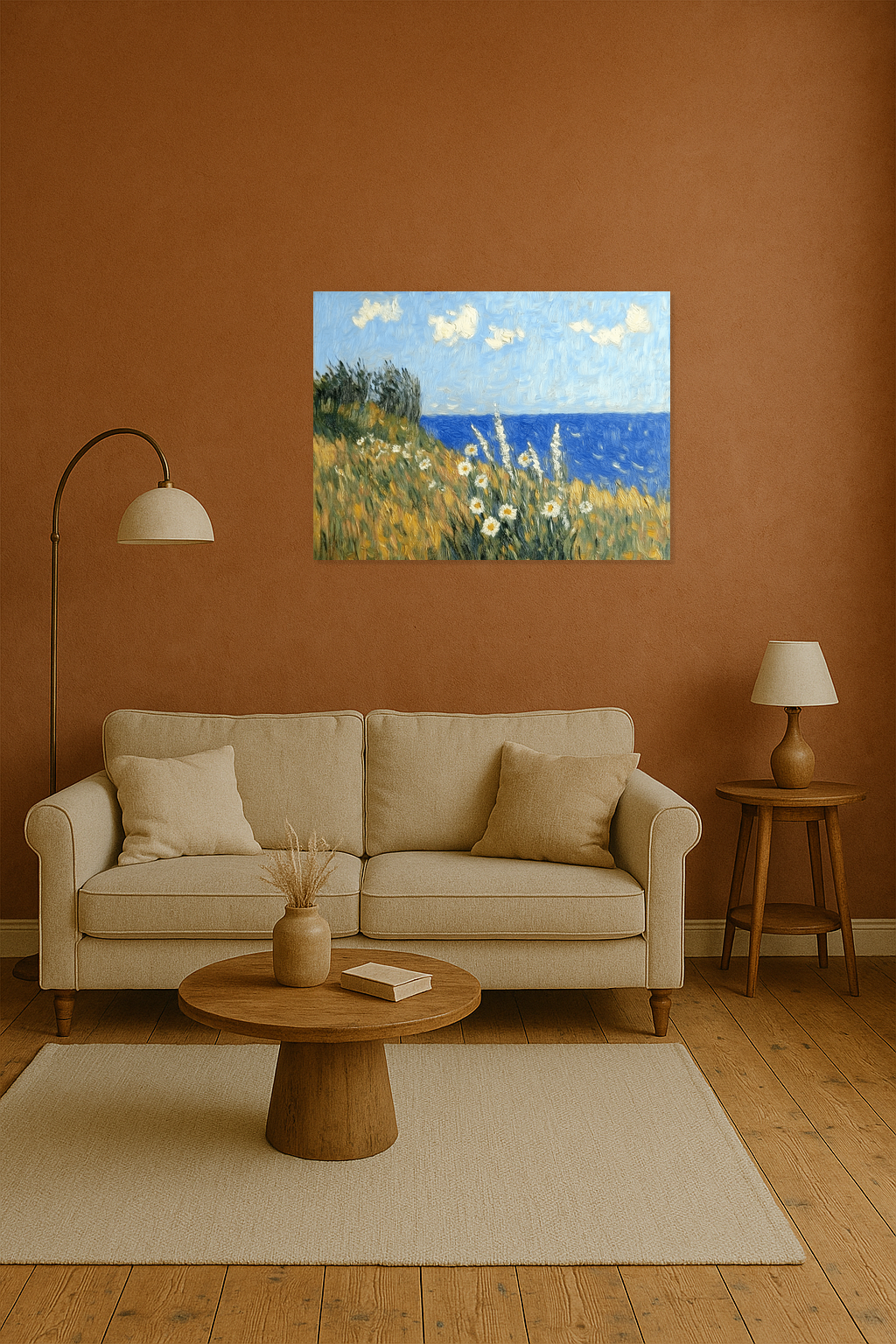 Bloemenweide aan de Zee