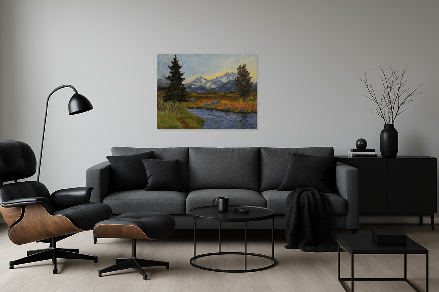 Berglandschap met Rivier