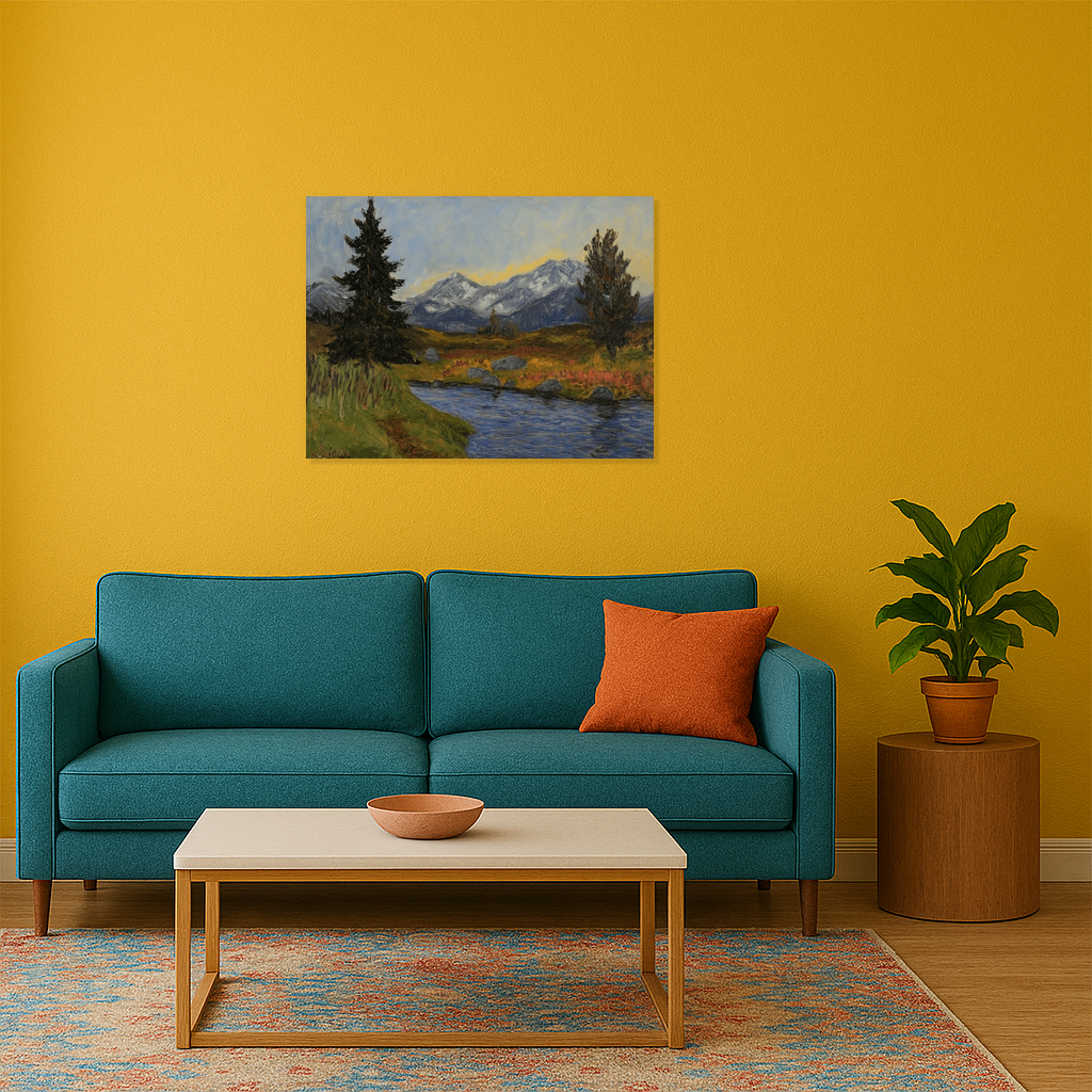 Berglandschap met Rivier