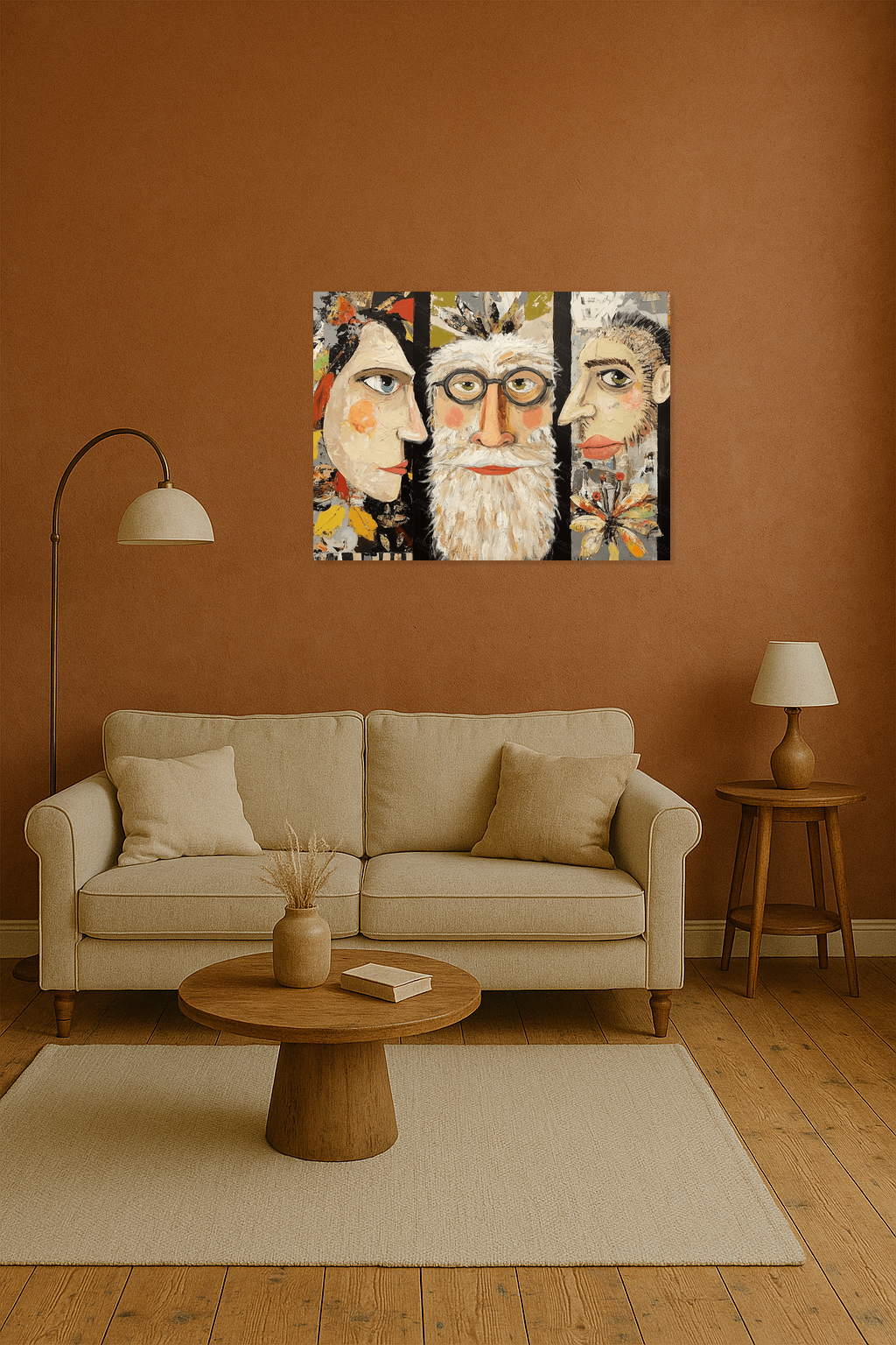 Drie Karakters Met Expressie