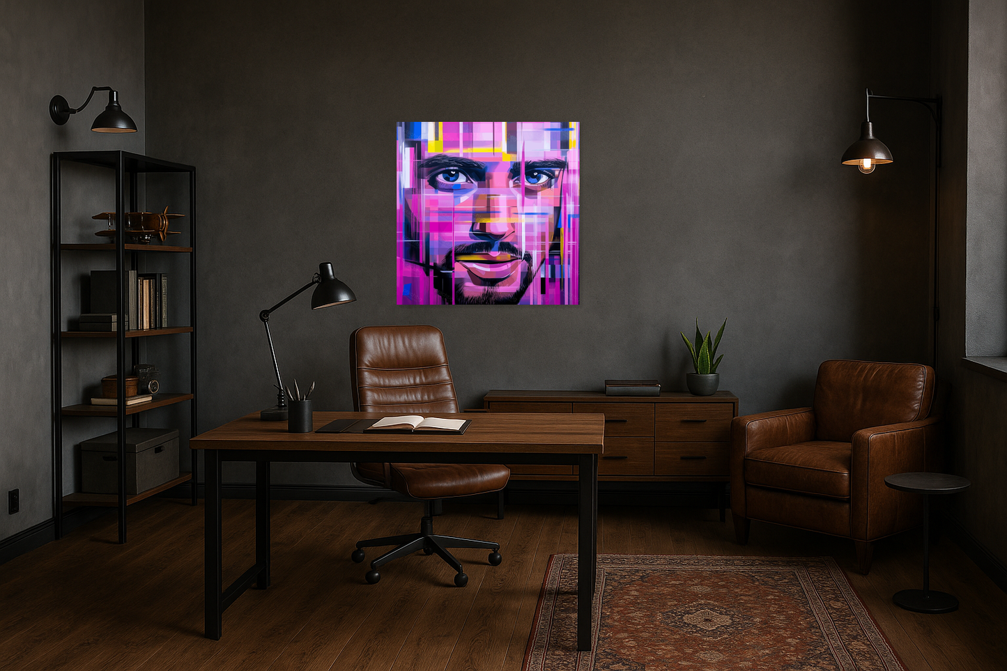 Dynamisch Geometrisch Portret