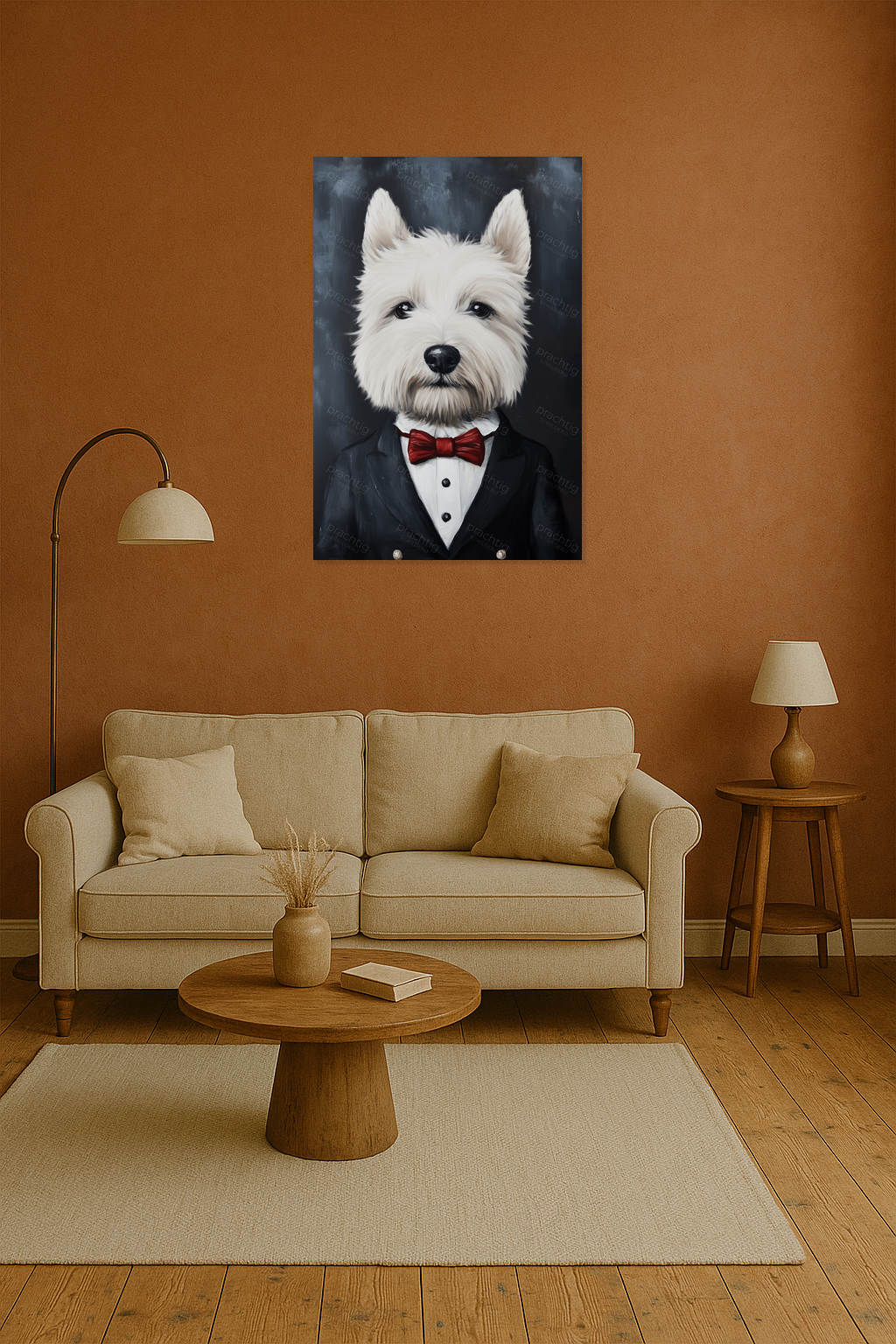 Chique Westie met strik