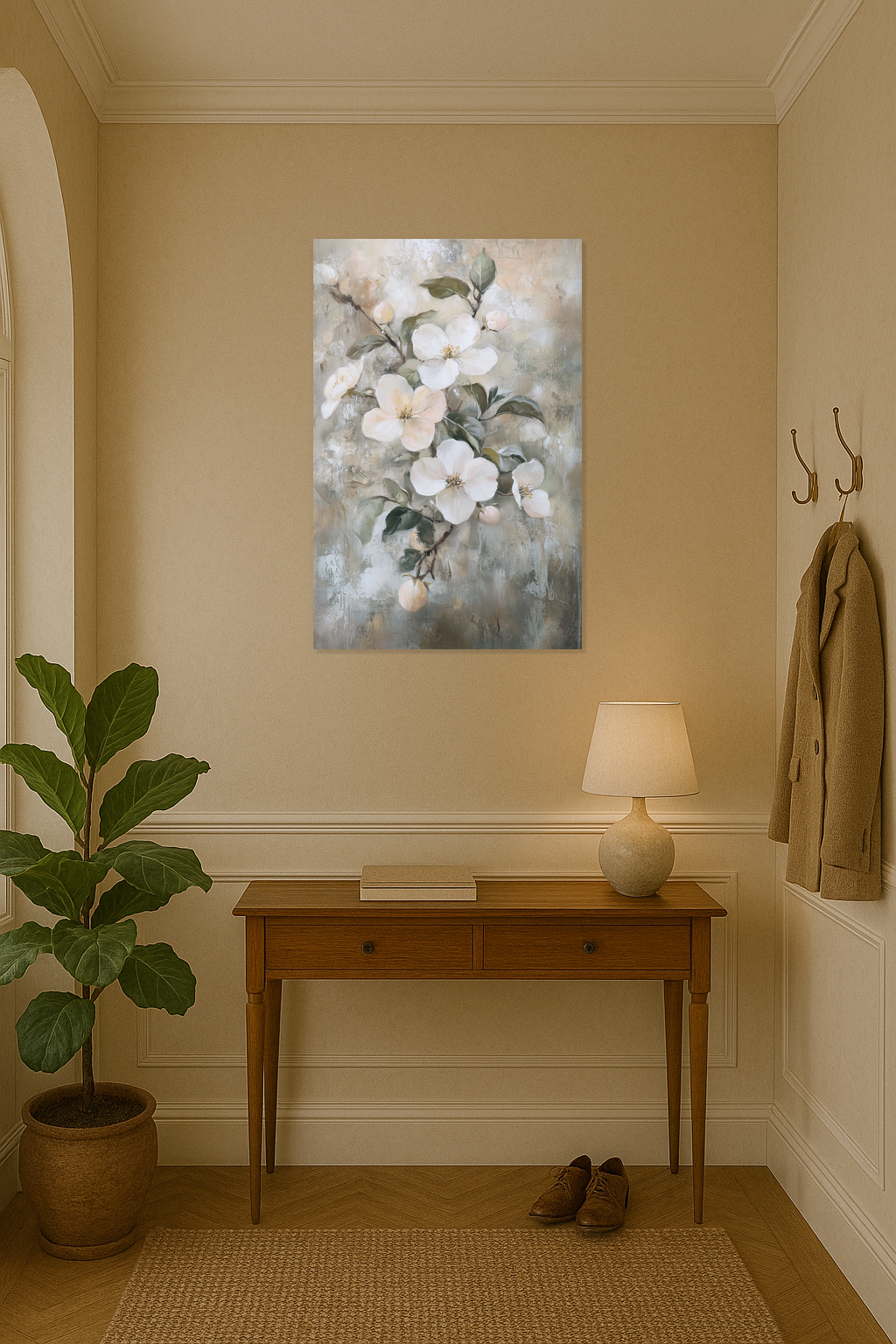 Bloesems in zachte tinten
