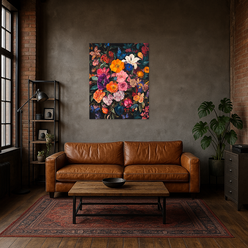 Bloemenpracht met Vlinders