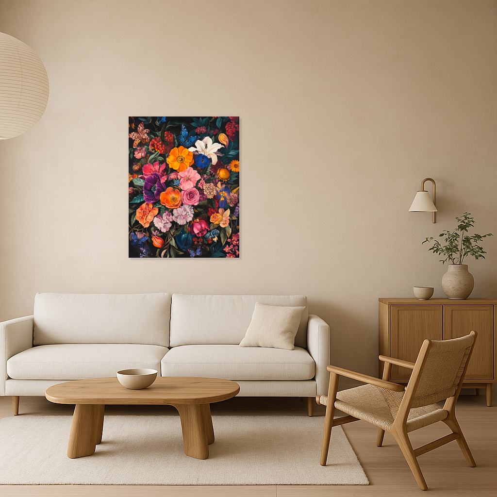 Bloemenpracht met Vlinders