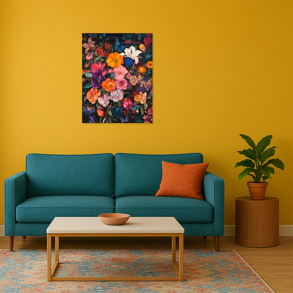 Bloemenpracht met Vlinders