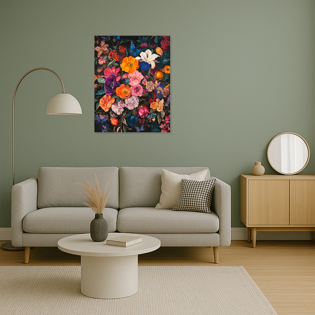 Bloemenpracht met Vlinders