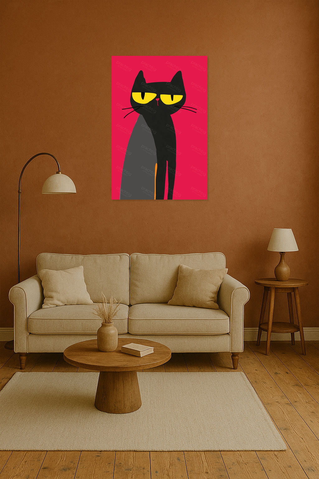Geheimzinnige Kat met Gele Ogen