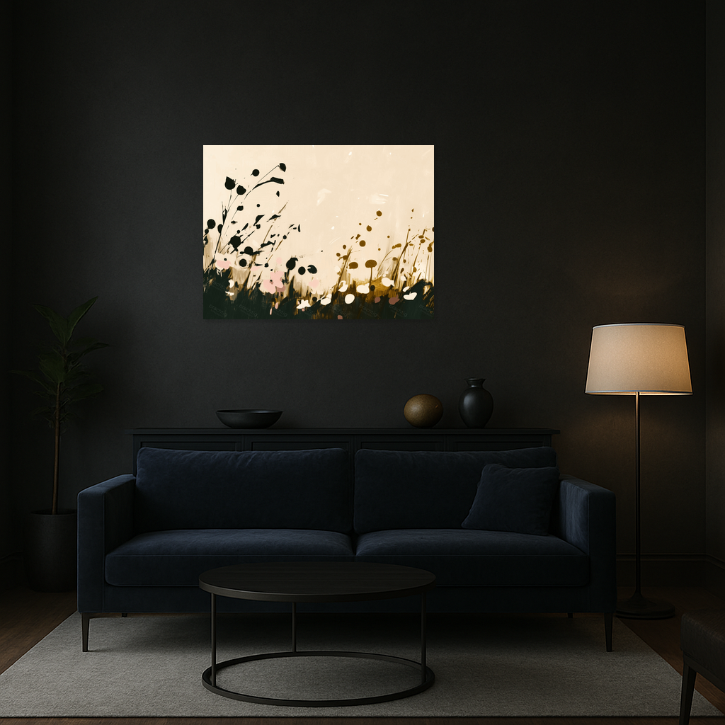 Bloemen in de wind