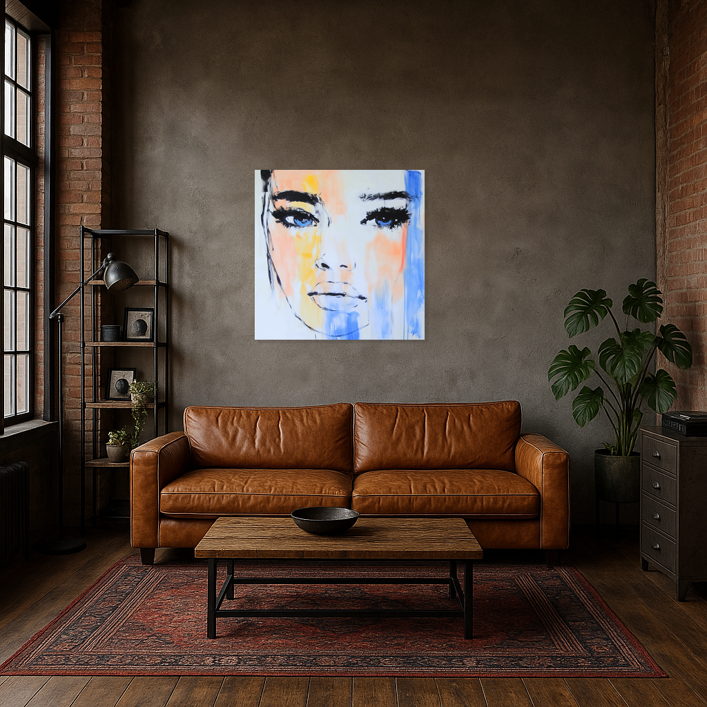 Expressieve Blik in Pastel