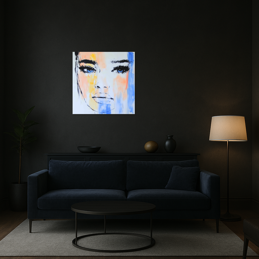 Expressieve Blik in Pastel