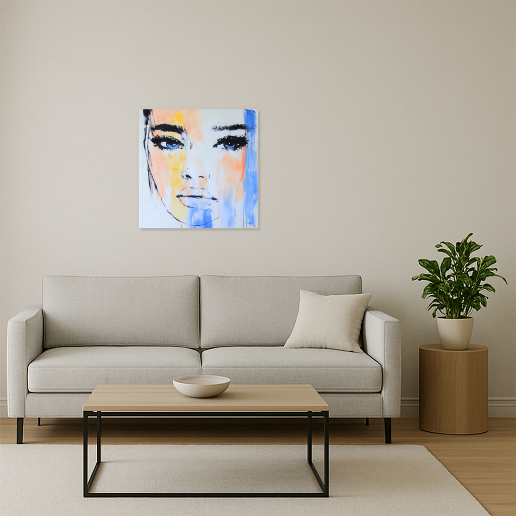 Expressieve Blik in Pastel