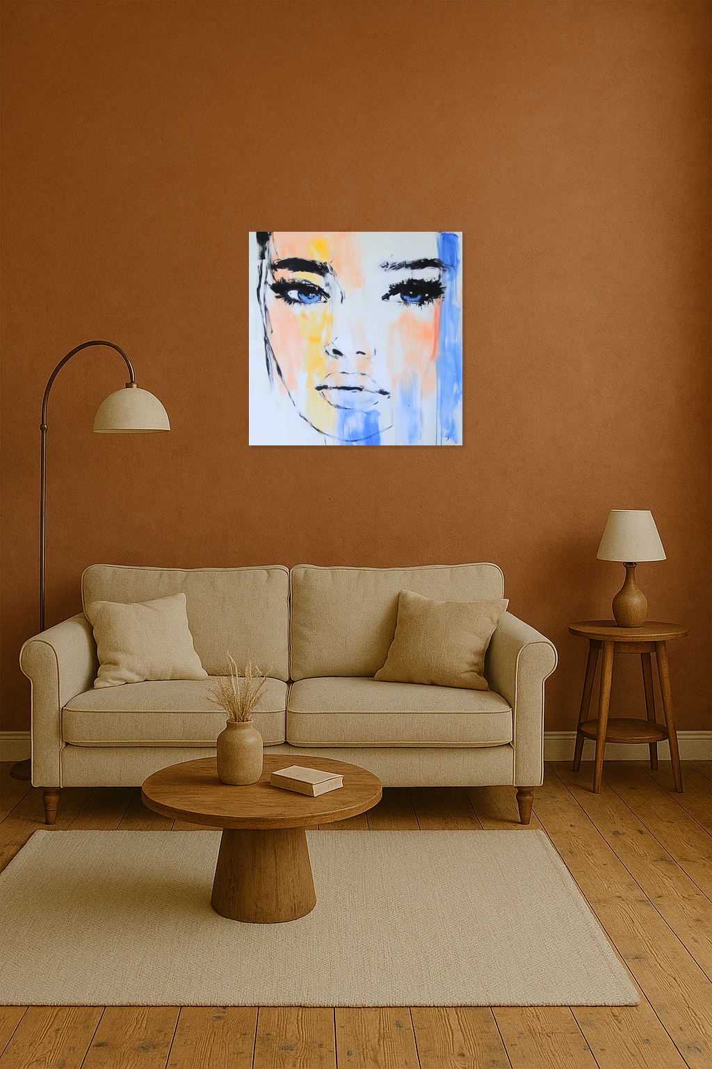 Expressieve Blik in Pastel