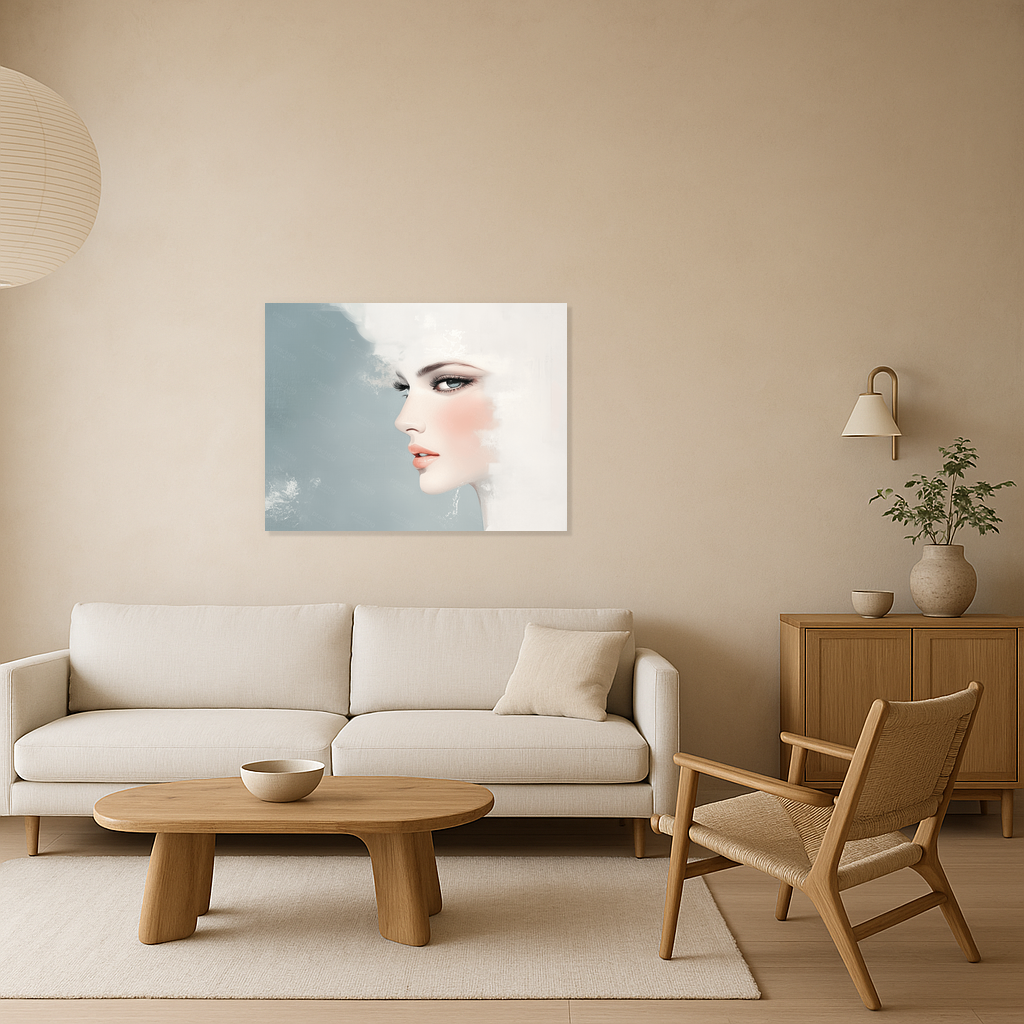 Dromerige Blik op Zachte Pastels