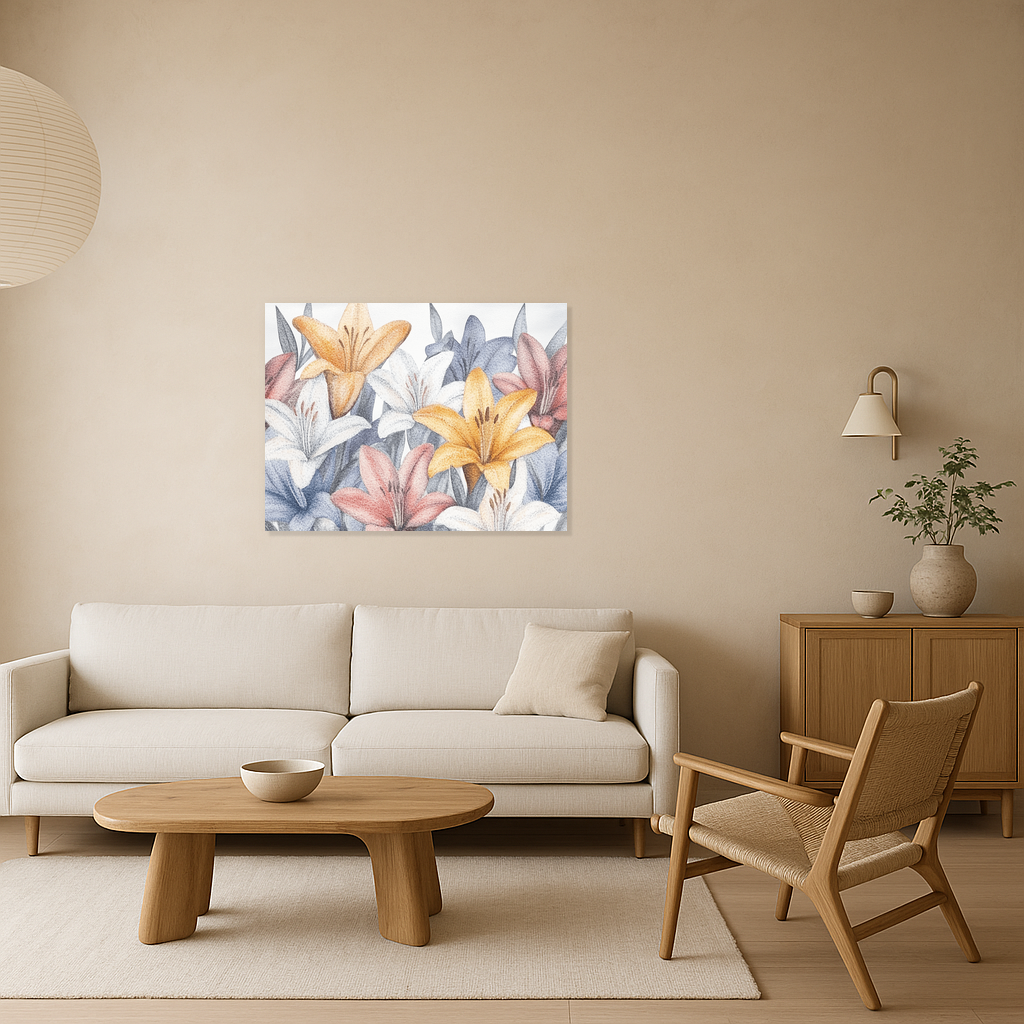 Bloemenzee in Pasteltinten