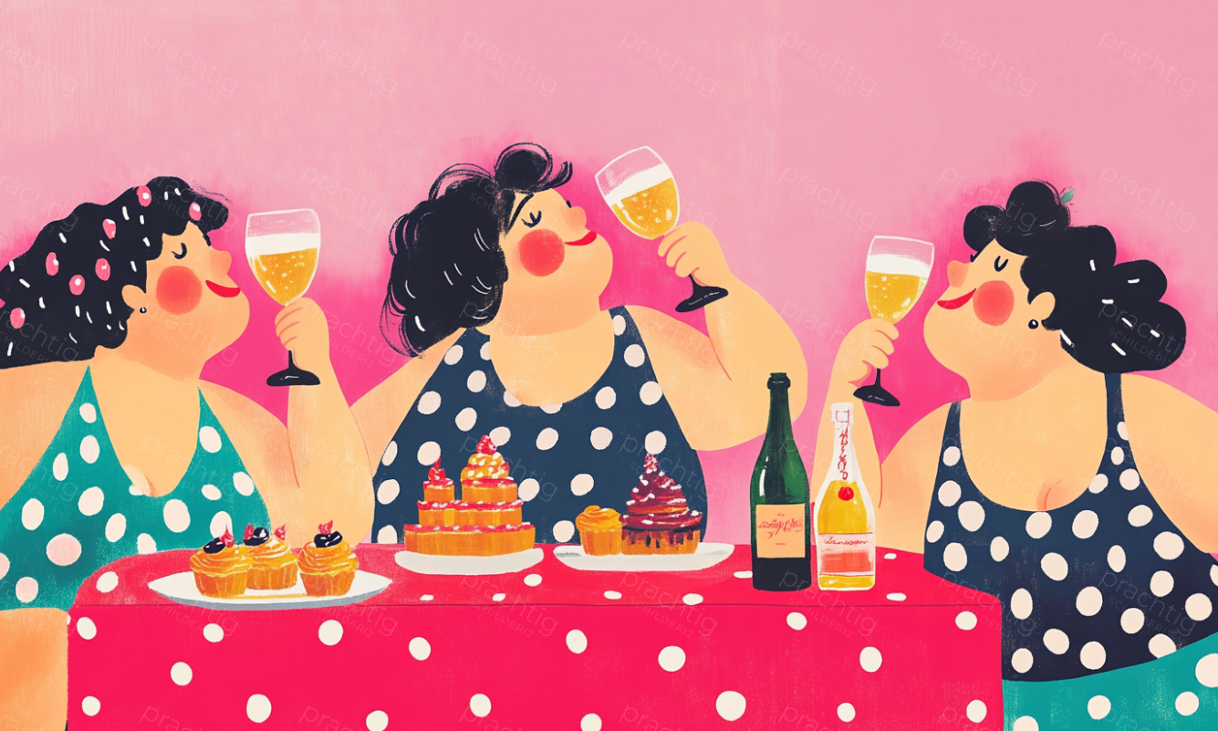 Dikke Dames aan Tafel