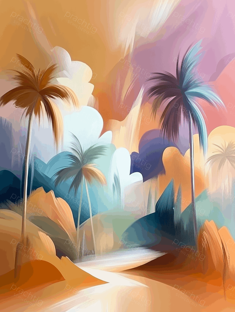 Tropische Dromen in Pastel