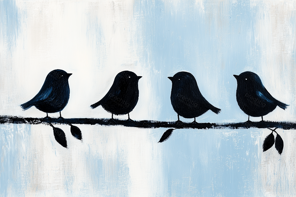 Vogels op een Rijtje