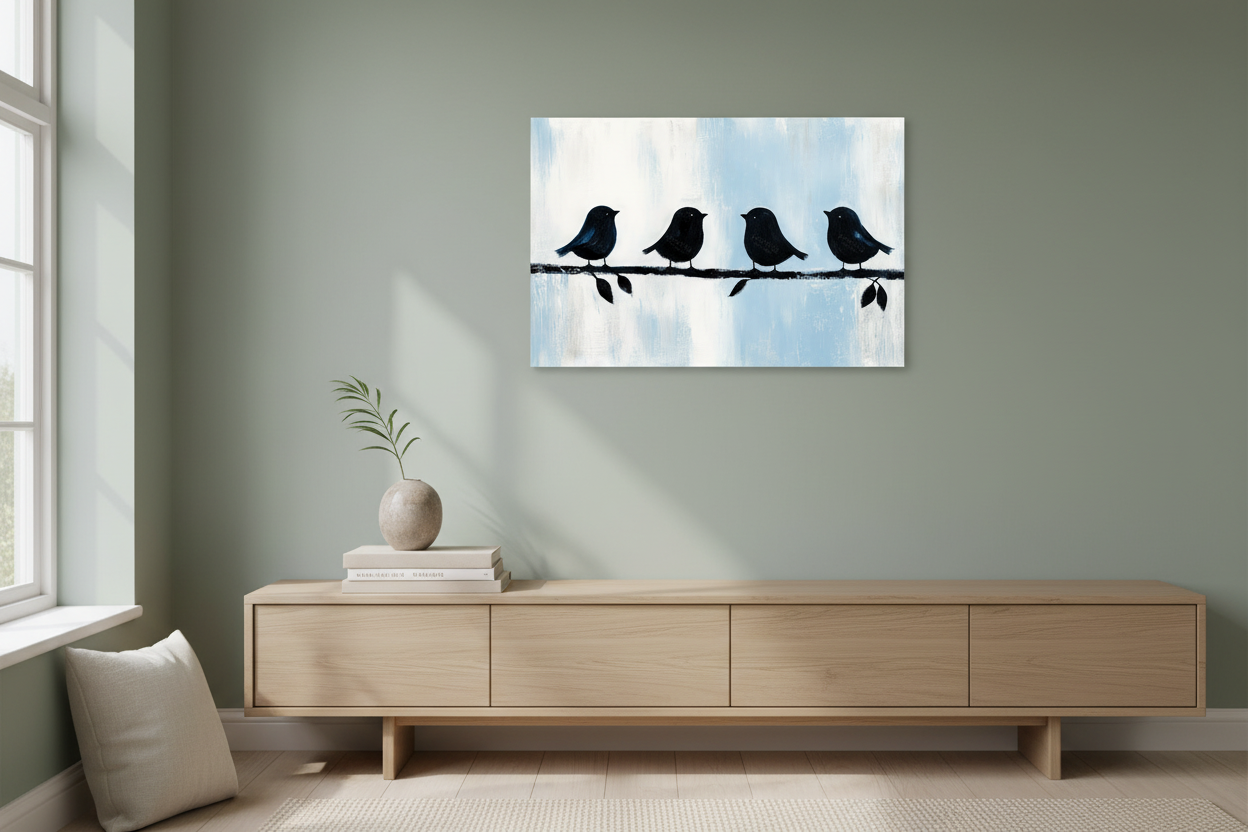Vogels op een Rijtje