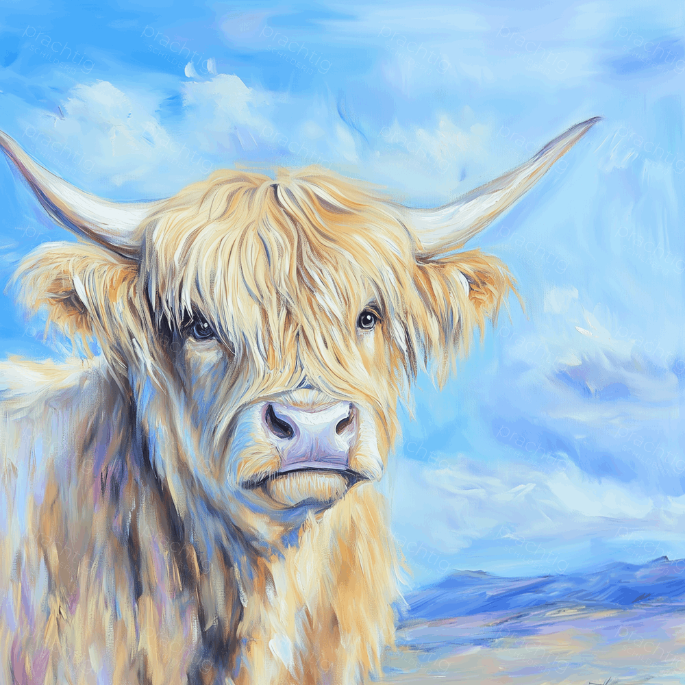 Schotse Hooglander in de Weide