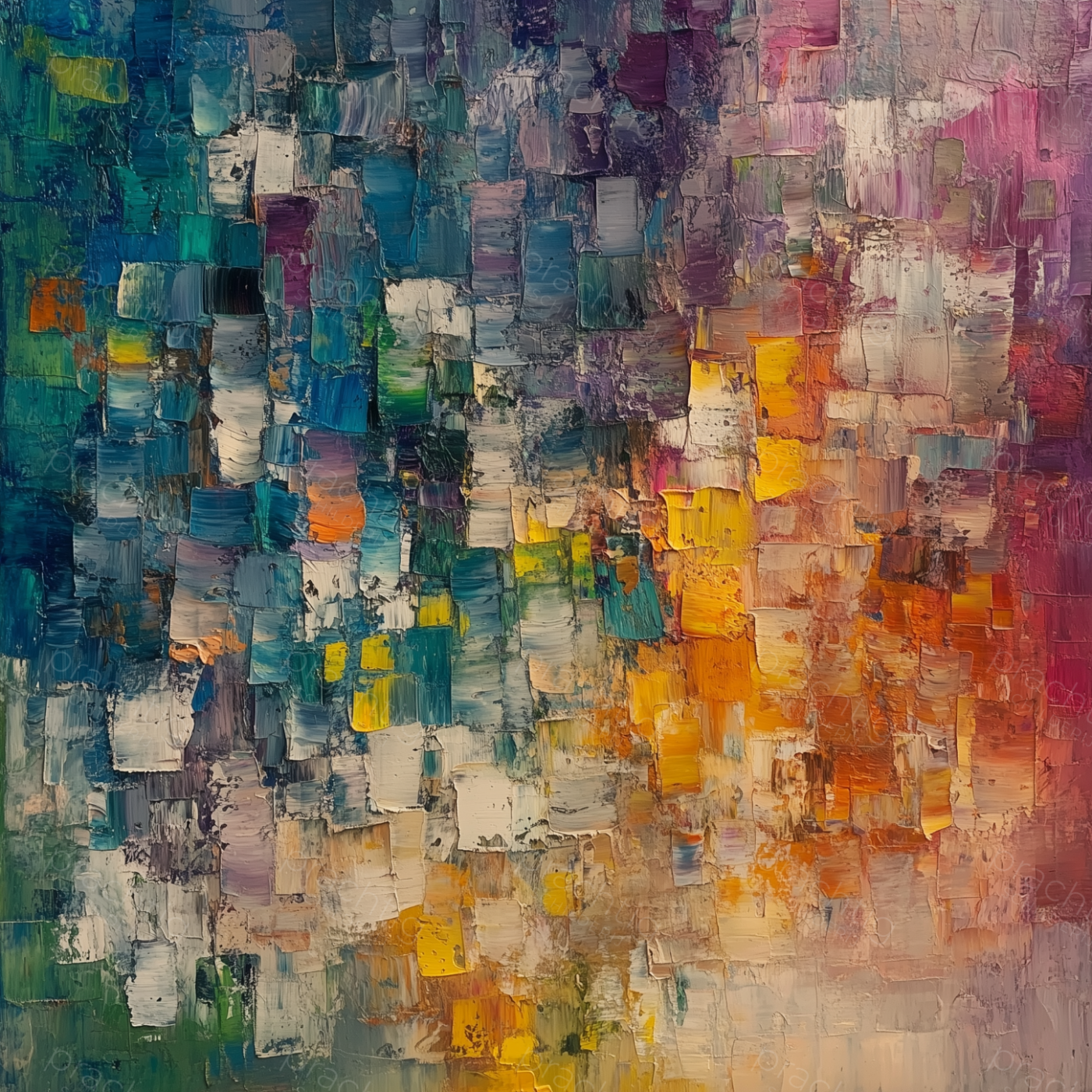 Abstracte Kleurenexplosie