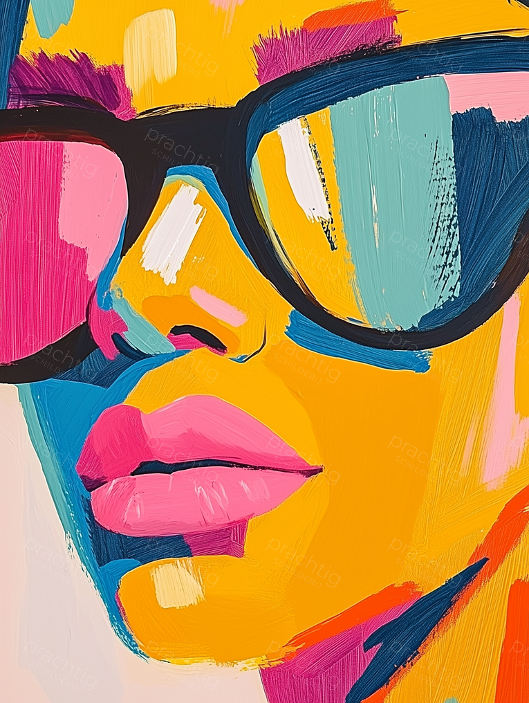 Vrolijke Portretvibes in Felle Tinten