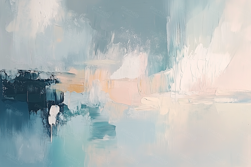 Zachte Pastel Zeezicht
