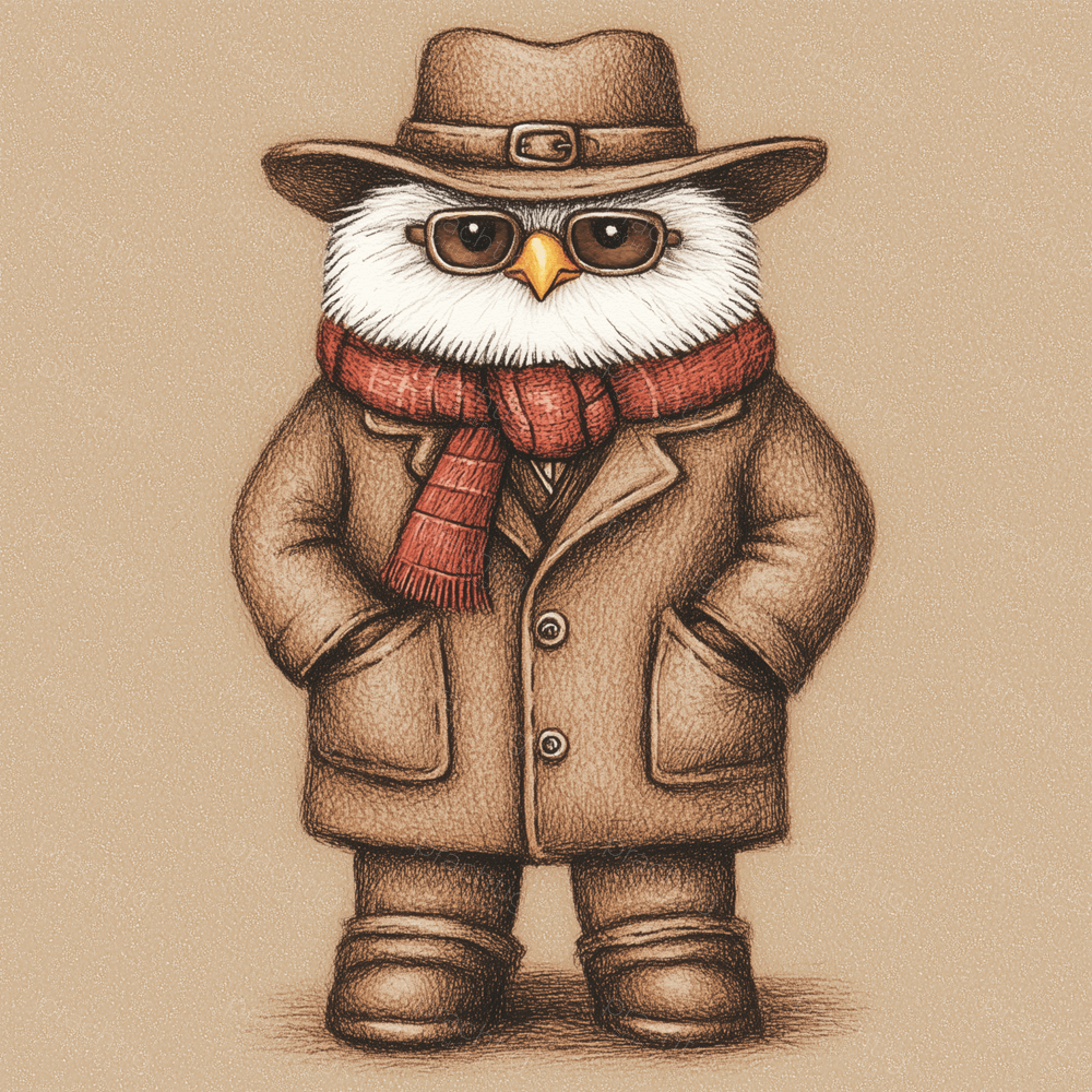 Charmante Uil in Winterkleding