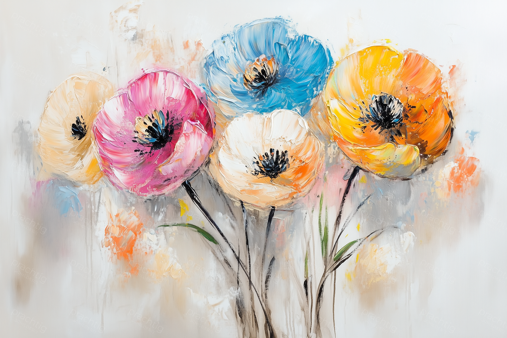 Vrolijke Bloemen in Bloei