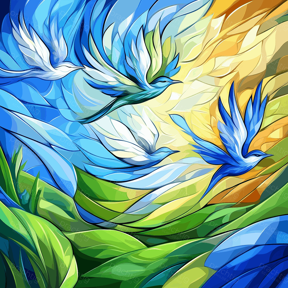 Vogels in Vliegende Vlucht