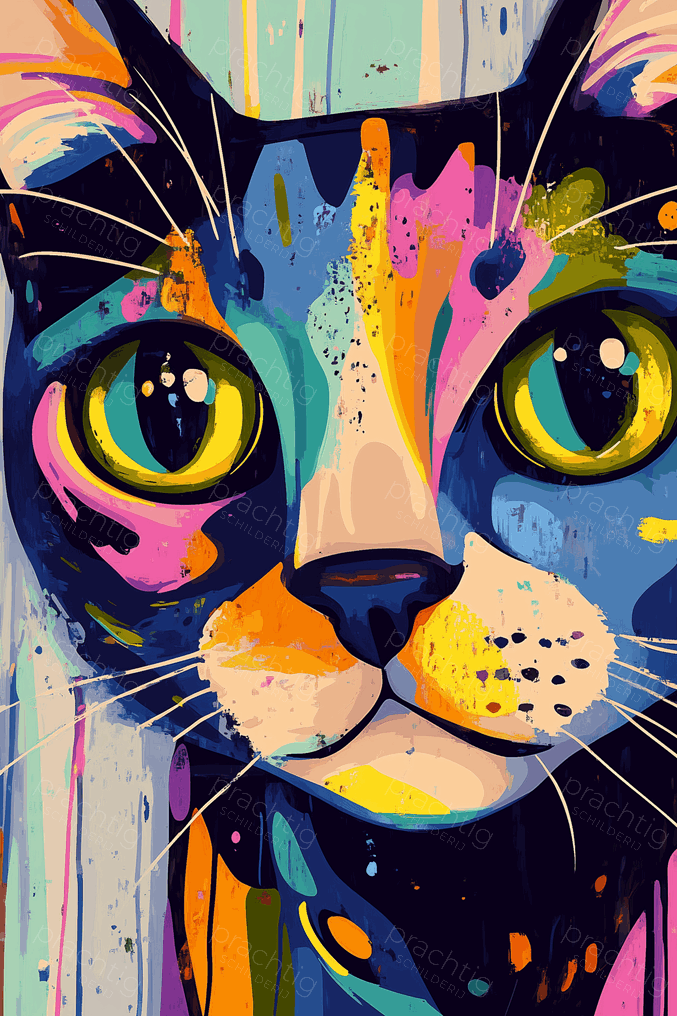 Kleurrijke Kattenogen in Close-up